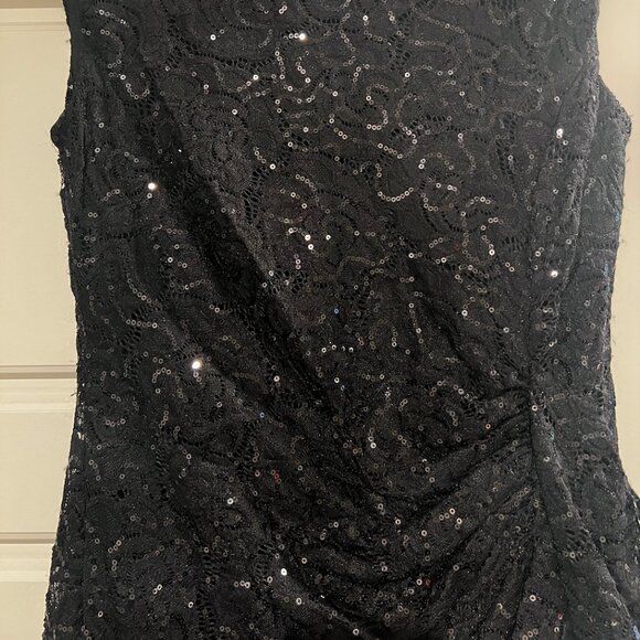 Marina - Size 6 - Black Sequin Dress - Picture 1 of 4